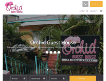 Tablet Screenshot of orchidguesthouse.com.au